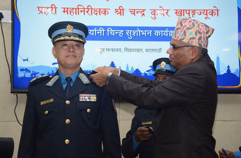 सकेको राम्रो गर्छु तर, नराम्रो गर्दिनँ : नवनियुक्त प्रहरी महानिरीक्षक खापुङ