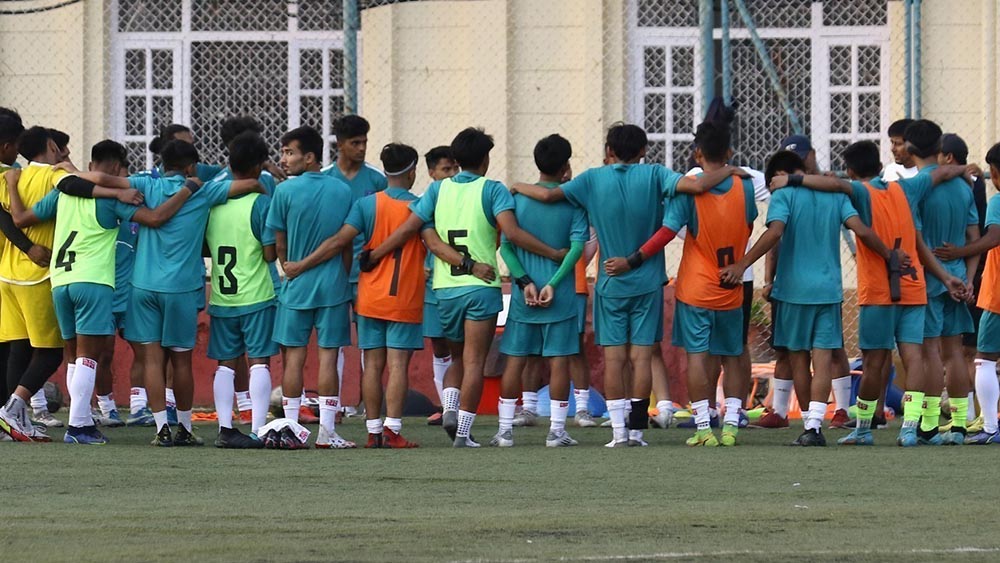 साफ यू-१७ च्याम्पियनसिप खेल्ने पुरुष फुटबल टिमको घोषणा