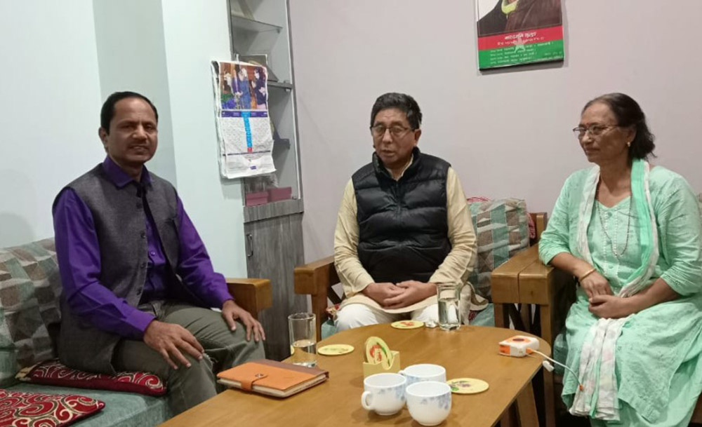 अशोक राई र रिजवान अन्सारीबीच कार्यगत एकता बारे छलफल