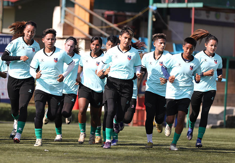 इरान र भारतसँग खेल्ने महिला राष्ट्रिय फुटबल टिमको घोषणा