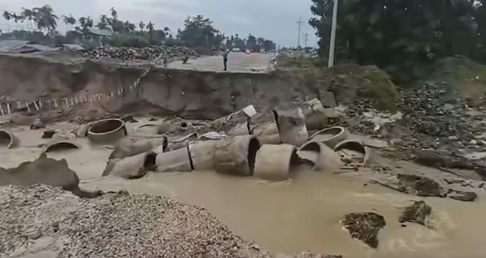 झापामा पूर्वपश्चिम राजमार्ग अवरुद्ध