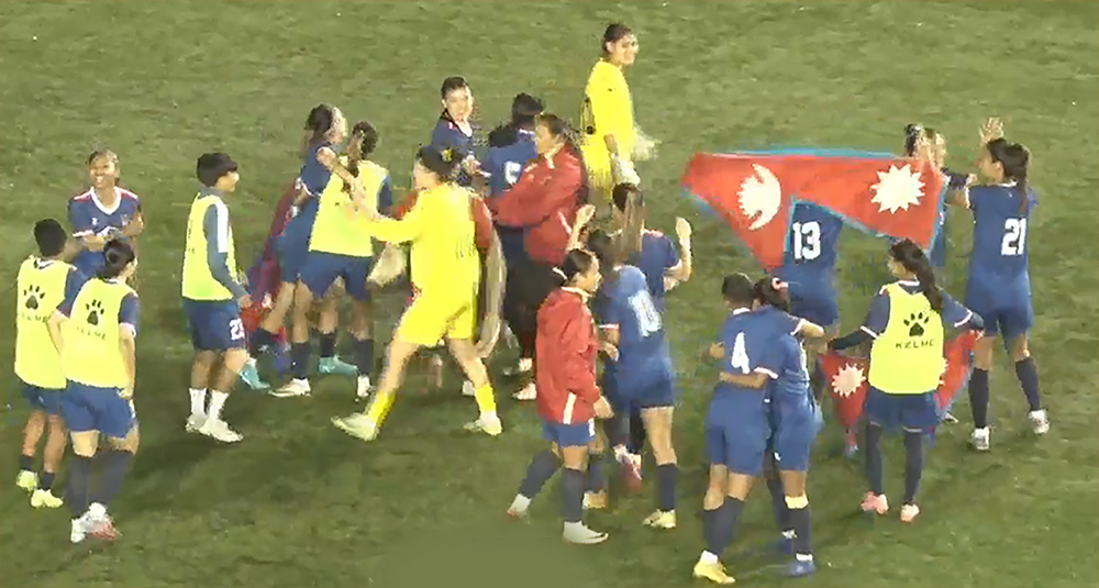 भारतविरुद्ध नेपाली महिला टिमको लगातार दोस्रो जित, पेनाल्टी सुटआउटमा विजयी भारतविरुद्ध नेपाली महिला टिमको लगातार दोस्रो जित, पेनाल्टी सुटआउटमा विजयी