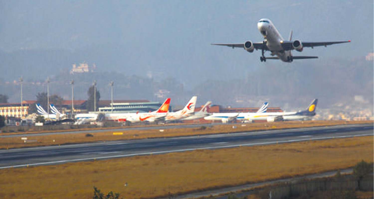 आन्तरिक तथा बाह्य हवाई उडान प्रभावित