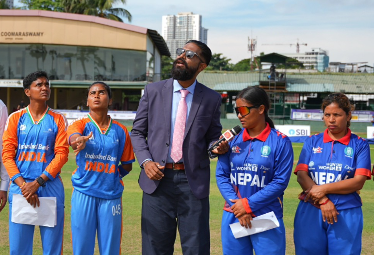 नेत्रहीन महिला टी–२० विश्वकप टस हारेर पहिले ब्याटिङ गर्दै नेपाल