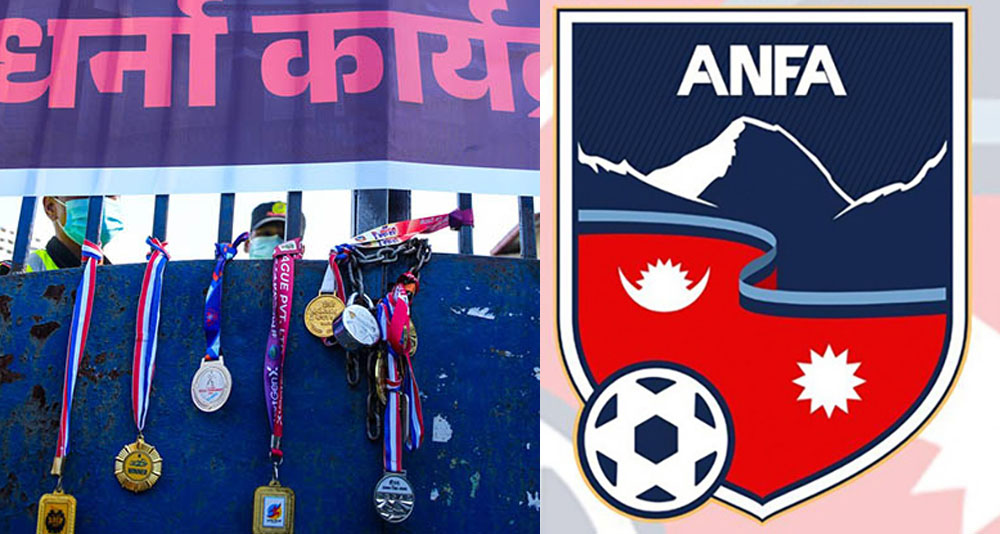 एन्फाले आन्दोलनरत खेलाडीहरुलाई वार्तामा बोलायो