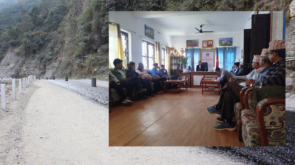 गोरुसिंगे-सन्धिखर्क सडक दैनिक छ घण्टा बन्द हुने