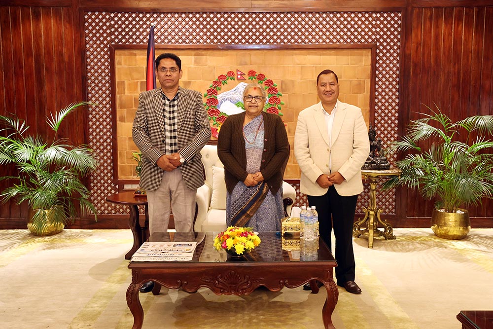 प्रधानमन्त्री कार्की र नेकपा माओवादीका नेताहरुबीच भेटवार्ता