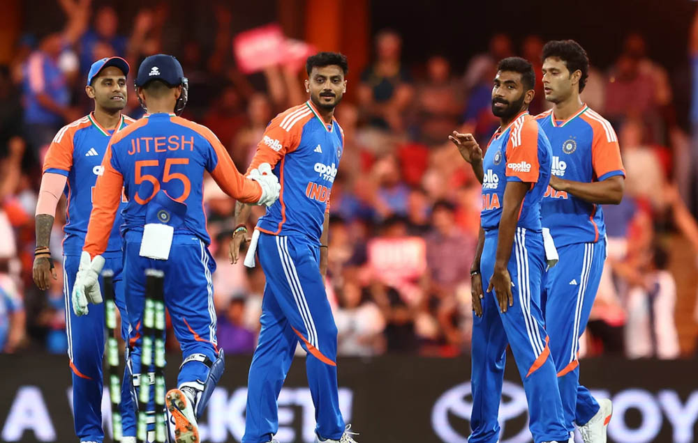 अस्ट्रेलियाविरुद्ध भारतको अर्को जित, टी–२० सिरिजमा २–१ ले अगाडी