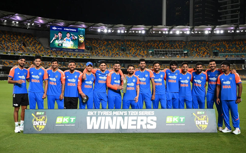 अस्ट्रेलियाविरुद्धको टी–२० सिरिज भारतले २–१ ले जित्यो