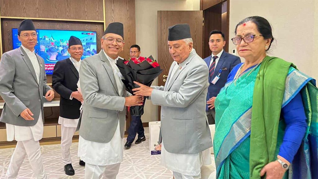 सामाजिक विकास सम्मेलनमा भाग लिन दोहा पुगे राष्ट्रपति पौडेल