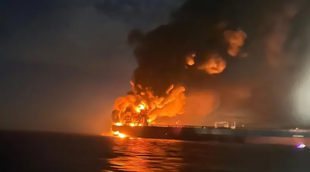 रुसका समुन्द्री तेल ट्याङ्करमाथि युक्रेनको ड्रोन आक्रमण