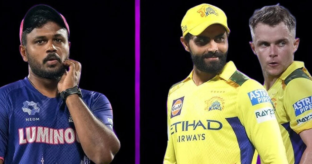 आइपिएलमा खेलाडी ट्रेड: सामसन चेन्नई पुगे, जडेजा राजस्थानमा