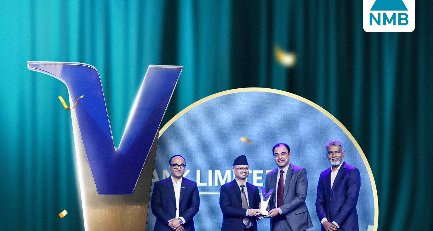 एनएमबि बैंकलाई भिसा इन्टरनेशनलद्धारा “व्यावसायिक कार्ड व्यवसायमा उत्कृष्टता” अवार्ड प्रदान