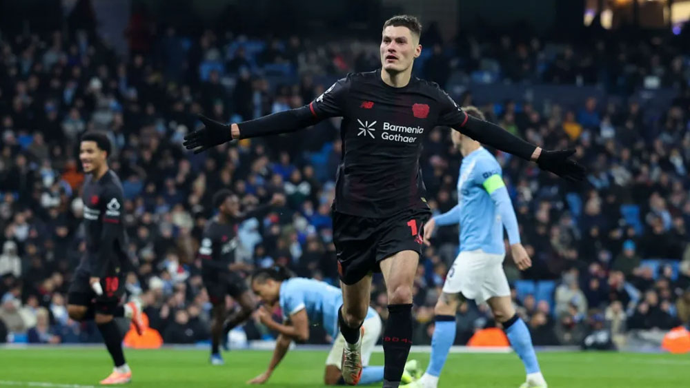 लिभरकुसेनसँग म्यानचेस्टर सिटी पराजित