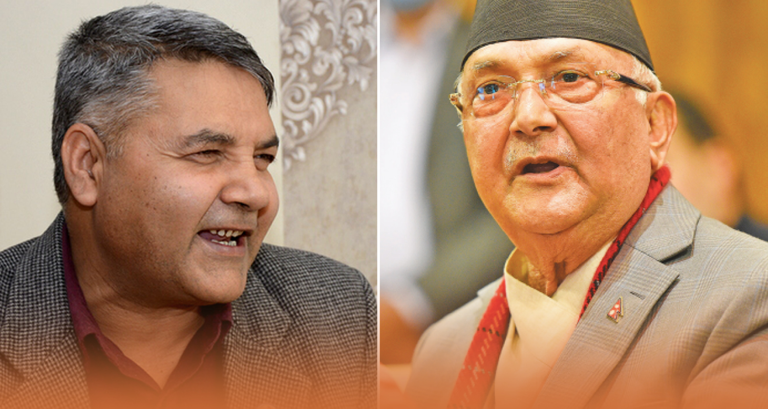 ओलीलाई गोकुल बास्कोटाको कटाक्ष– पार्टी फुटेपछि एकताको आवश्यकता याद गर्नु वाहियात ओलीलाई गोकुल बास्कोटाको कटाक्ष– पार्टी फुटेपछि एकताको आवश्यकता याद गर्नु वाहियात