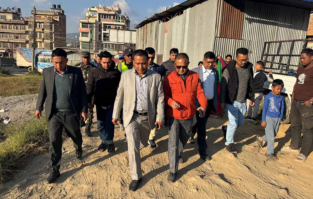 सूर्यविनायक–धुलिखेल सडक निर्माण प्रगति ५० प्रतिशत