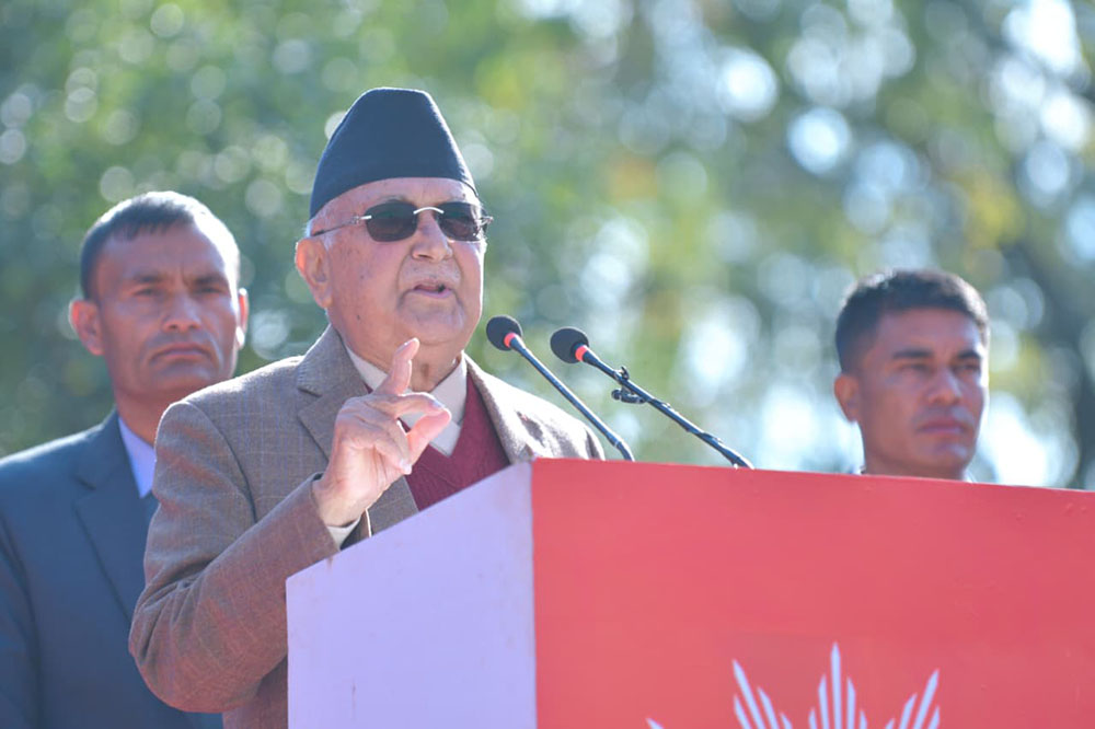 देशमा अराजकताको राज लामो समय टिक्दैन्: ओली