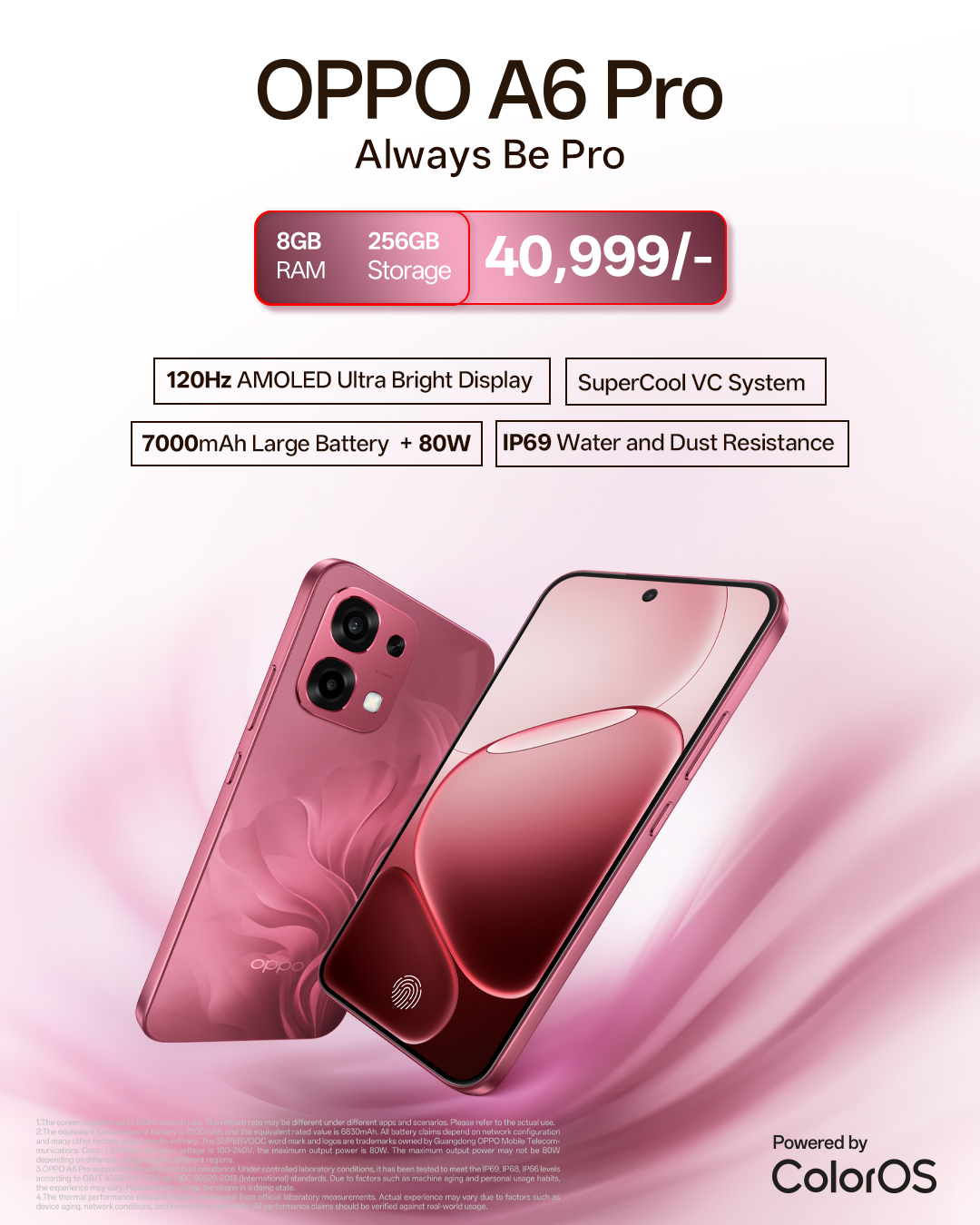 ओपोले ल्यायो नयाँ ओपो ए ६ प्रो, कति पर्छ मूल्य ?