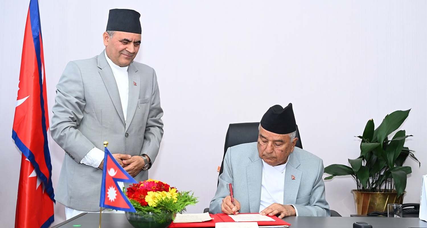 सेना परिचालन गर्न राष्ट्रपतिको स्वीकृति