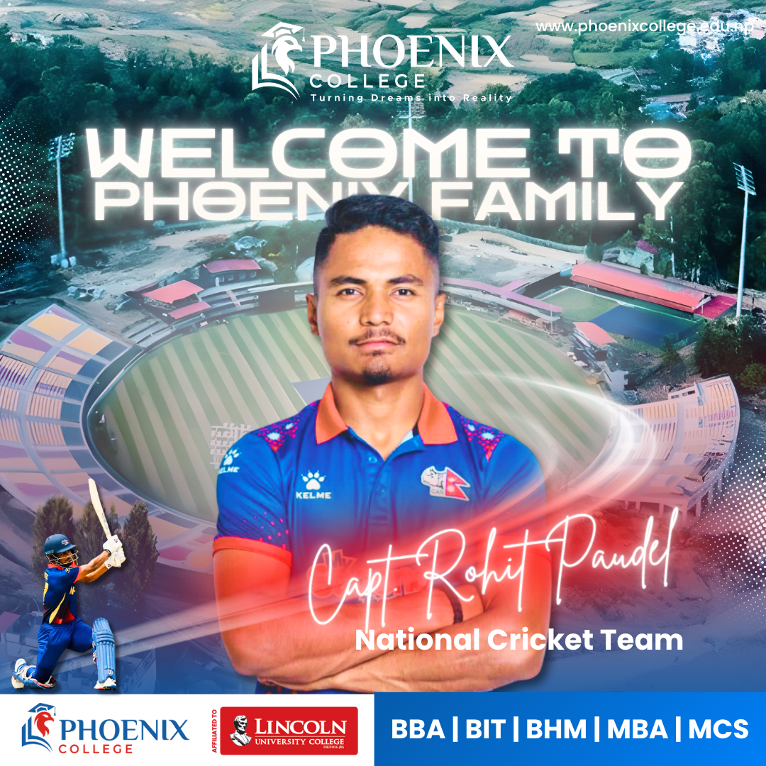 रोहित पौडेलको फिनिक्स कलेजमा अध्ययन प्रारम्भ, कलेजले दियो पूर्ण छात्रबृत्ति