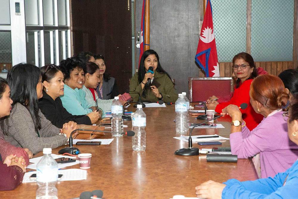 सिप भएर घरमा बसेका महिलालाई उद्यमी बनाउने नीति बनाउँछौँ: उपप्रमुख डंगोल