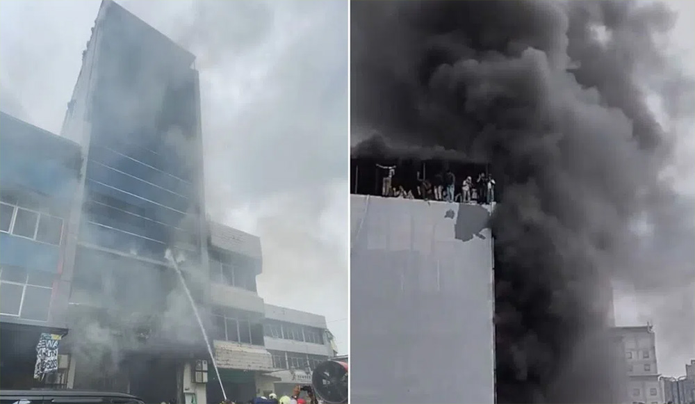 इन्डोनेसियाको जकार्तामा सात तले भवनमा आगलागी, २० जनाको मृत्यु