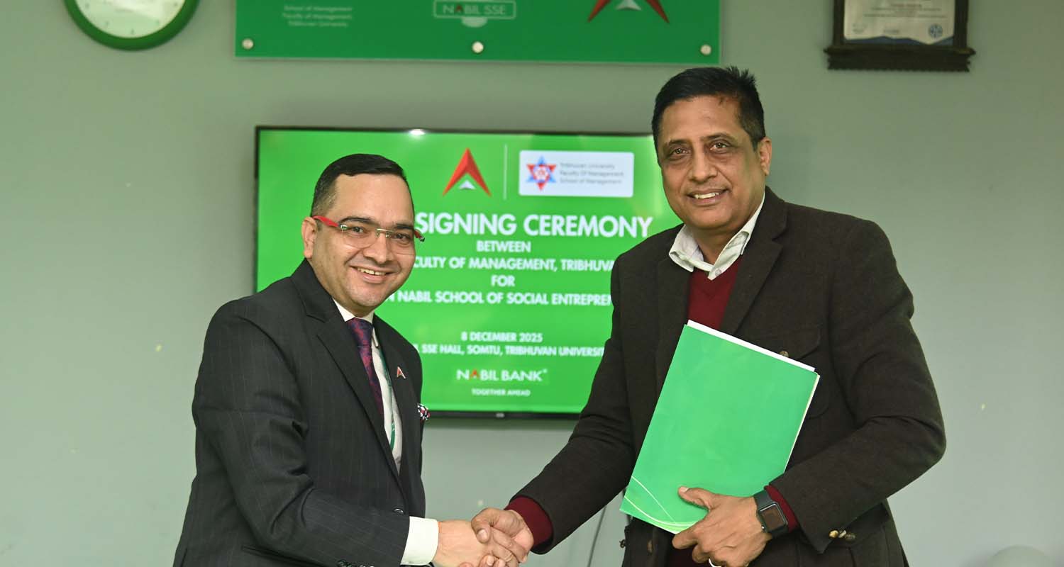 नबिल बैंक र त्रिभुवन विश्वविद्यालयबीच ‘नबिल एसएसई’ सञ्चालनका लागि नवीकरण सम्झौता