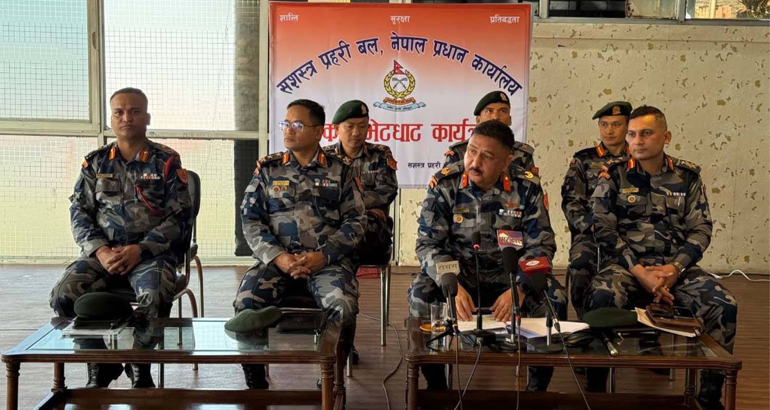 सशस्त्रले बनायो १७ बुँदे निर्वाचन परिचालन नीति