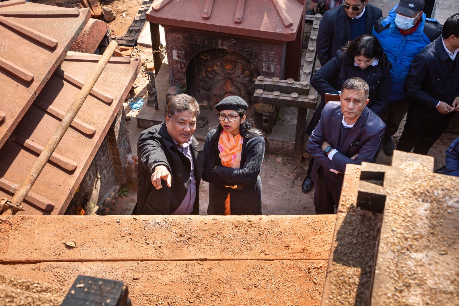 भद्रकाली पुनःनिर्माणको अनुगमनः समुदायको अपनत्व र समन्वय अनुकरणीय भएको उपप्रमुख डंगोलको भनाइ