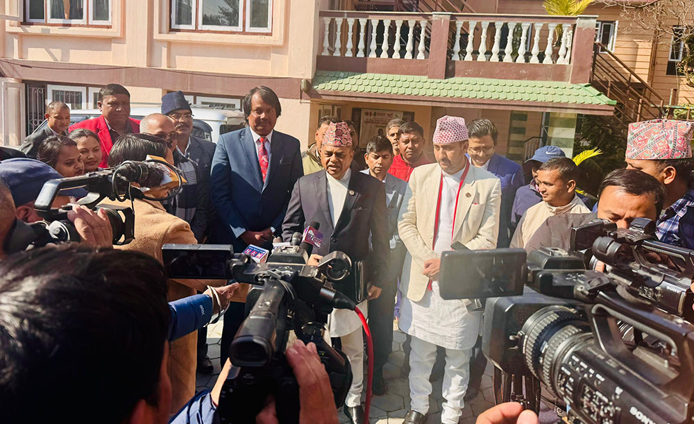 उच्च स्तरीय राजनीतिक वार्ता समितिद्वारा जनमत पार्टी कार्यालयको अनुगमन