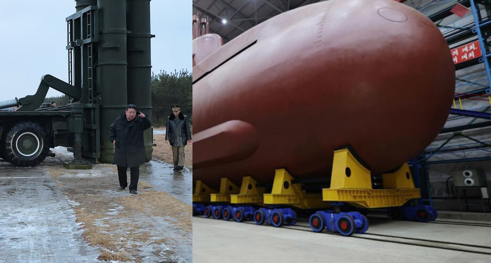 उत्तर कोरियाले आणविक शक्तिले चल्ने पनडुब्बी तिब्र गतिमा बनाउँदै