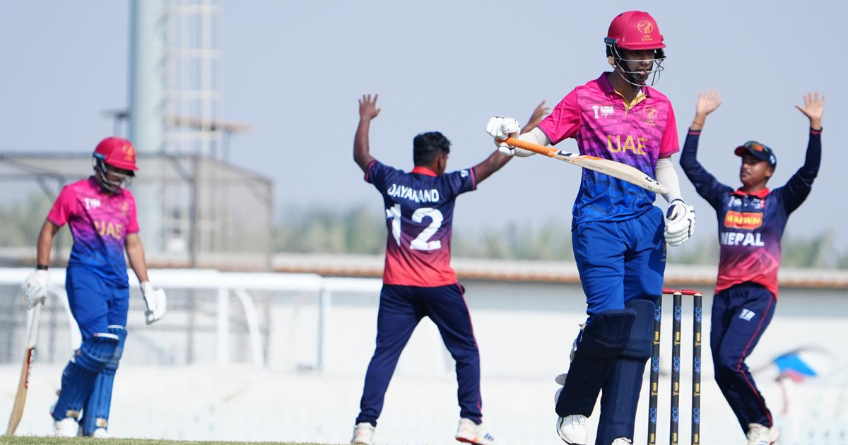 एसीसी यू–१९ प्रिमियर कप : नेपाललाई उपाधि जित्न १४८ रनको लक्ष्य